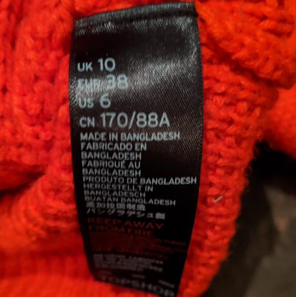 Stunning Red Knit from Topshop - Picture 2 of 5